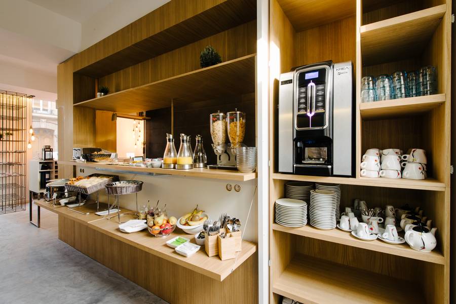 Buffet du petit-déjeuner, Atypik Hôtel